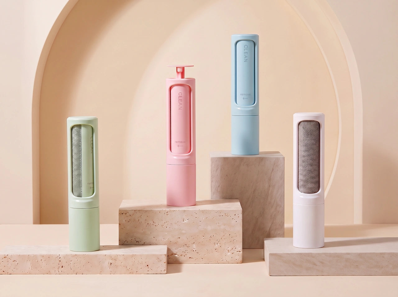 PAWOZA Clean in White, Pink, Mint Green and Blue
