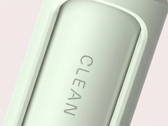 Close view of the PAWOZA Clean shell with the CLEAN lettering